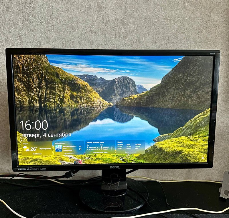 ПК с Ryzen 5 2600, GTX 1660, монитор BenQ 24" 2