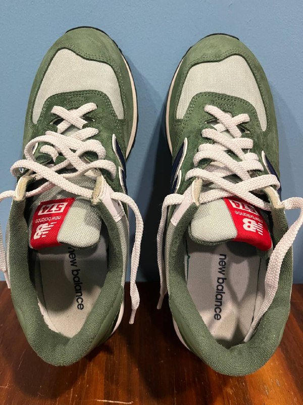 Кроссовки New Balance зелёные мужские 7