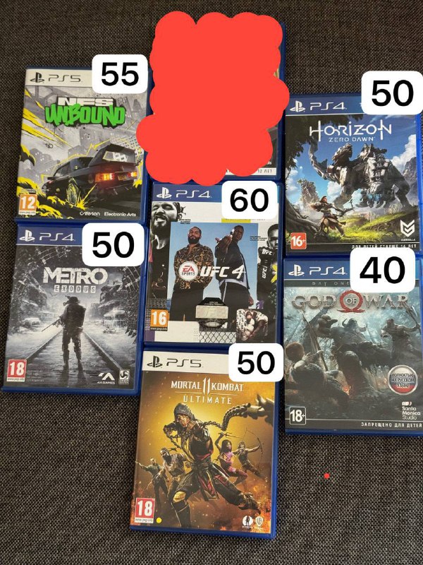 Игры для PS4 и PS5, UFC, NFS, Metro, Mortal Kombat 11, God of War, Horizon