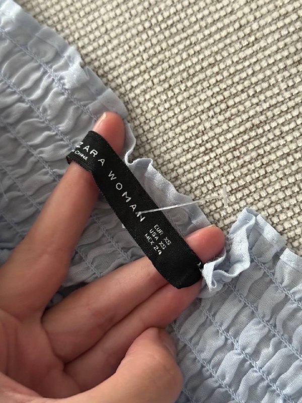 Блуза ZARA из 100% рами XS S M 5