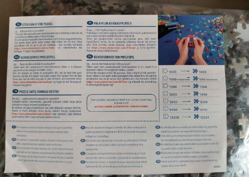 Пазл The Birth of Venus 2000 деталей 3