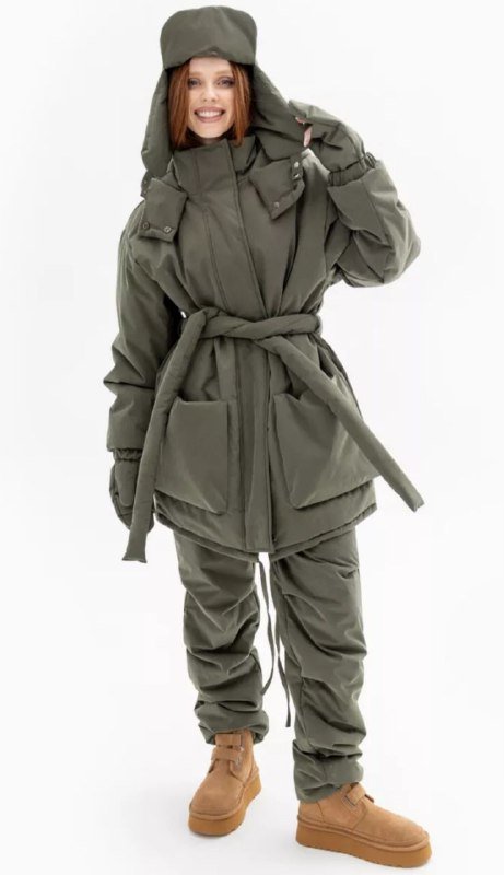 Женская куртка пуховик oversize