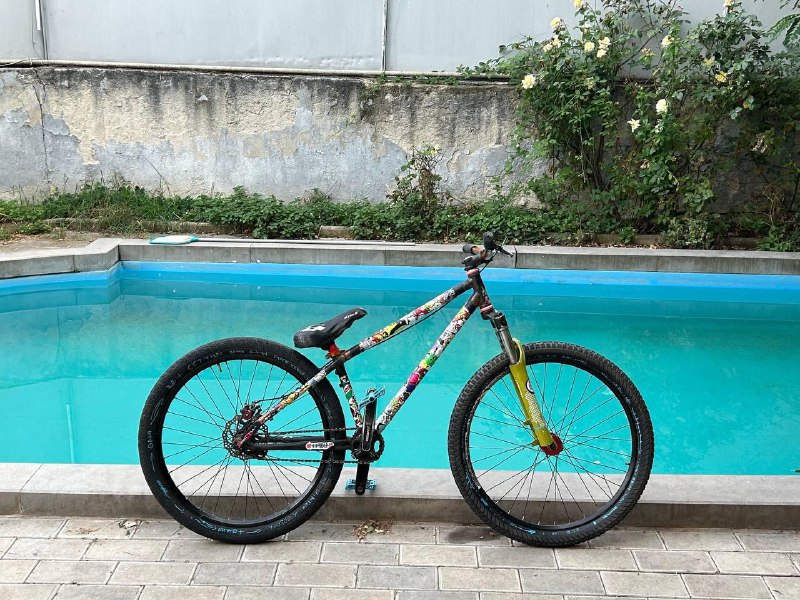 Кастомный MTB дёрт-джамп байк 26" с дисковым тормозом 4