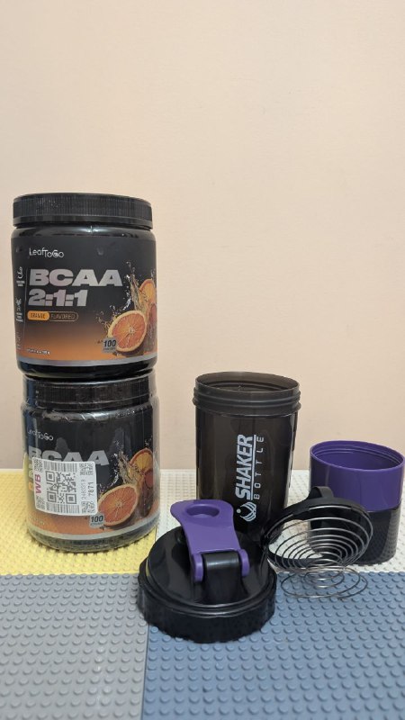 BCAA Leaftogo, Шейкер, Лампа с колонкой, Антивозрастная сыворотка