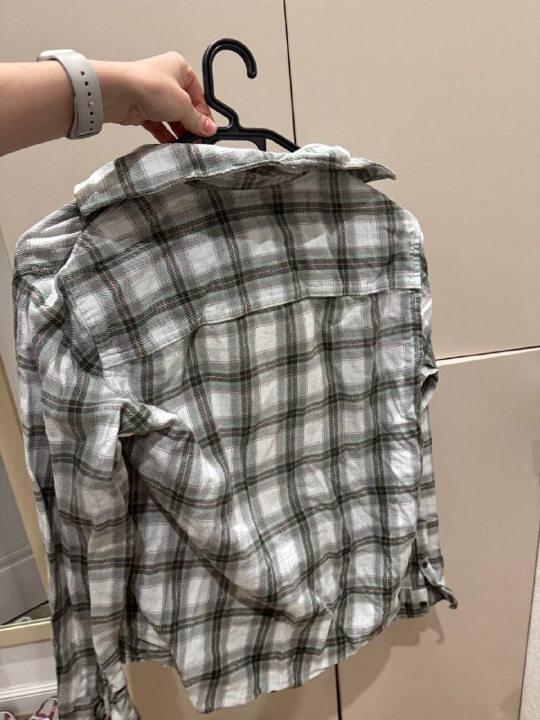 Рубашка в клетку XS-S 3