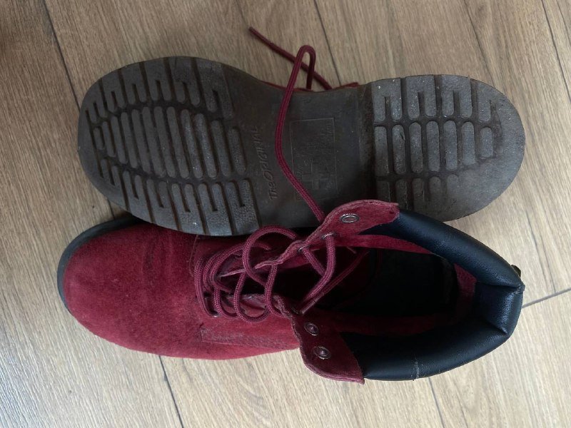 Dr. Martens, винтажные замшевые ботинки 5