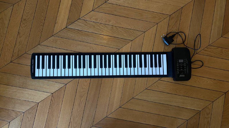 гибкое пианино roll up piano