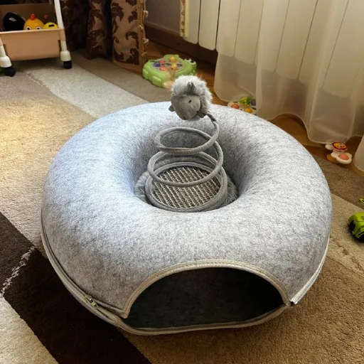 Кошкин дом, игрушка-пружинка, миска