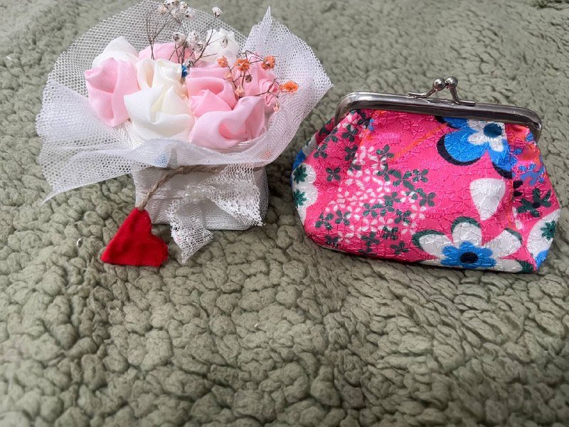 цветочки и кошелек