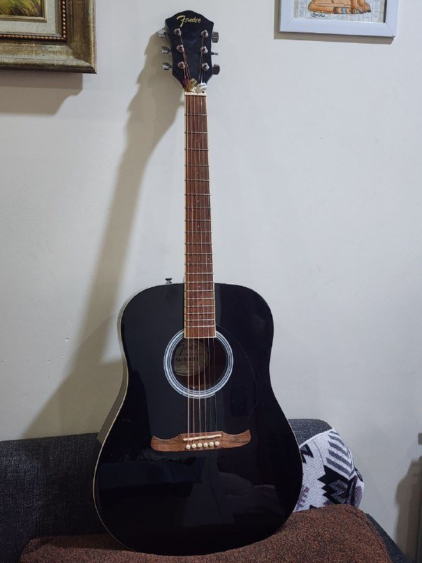 Акустическая гитара Fender FA-125 BLK