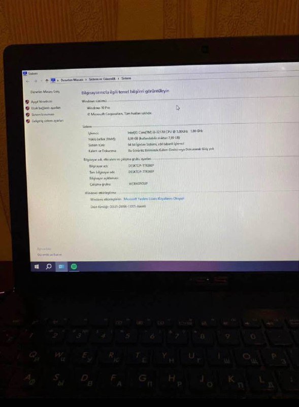 Ноутбук Intel Core i3 8 ГБ ОЗУ NVIDIA GT 710M Windows 10 Pro 4