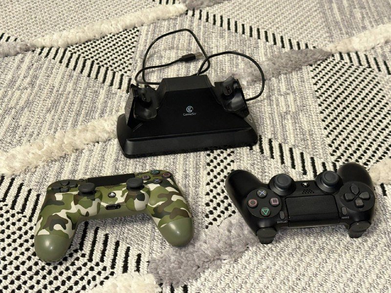 Sony PlayStation 4 Slim, Sony VR, 2 джойстика, зарядка 4