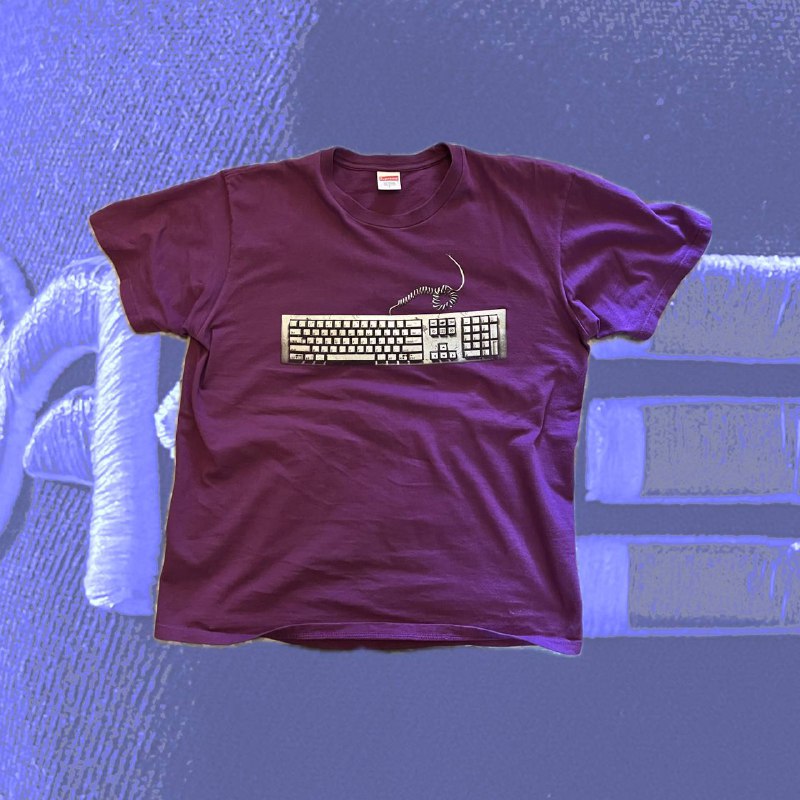 Supreme keyboard t-shirt, Panel Stripe Waffle Thermal Sweater, obey beanie 5