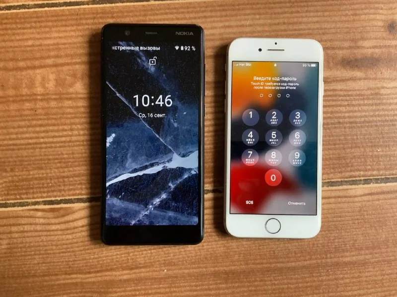 Apple и Nokia смартфоны