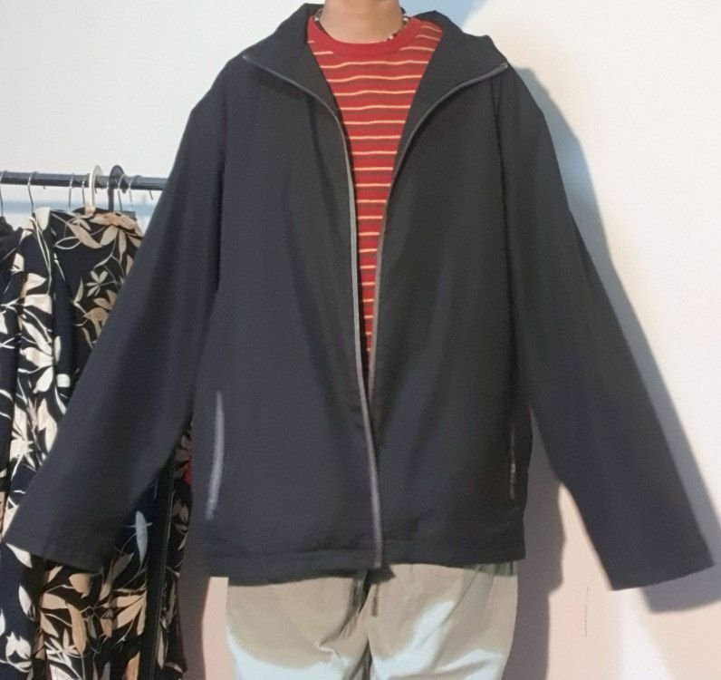 плащ бежевый, мужская чёрная куртка, оранжевая куртка 3