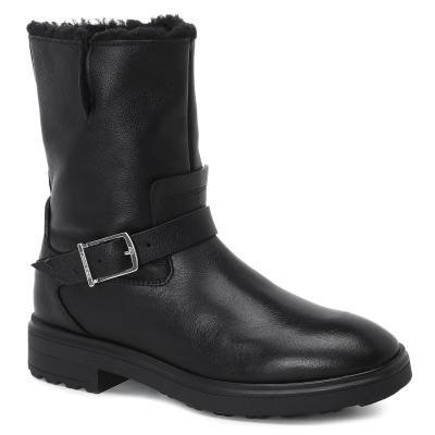 зимние кожаные сапоги Calvin Klein