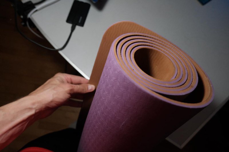 Спортивный коврик для йоги фитнеса пилатеса 3