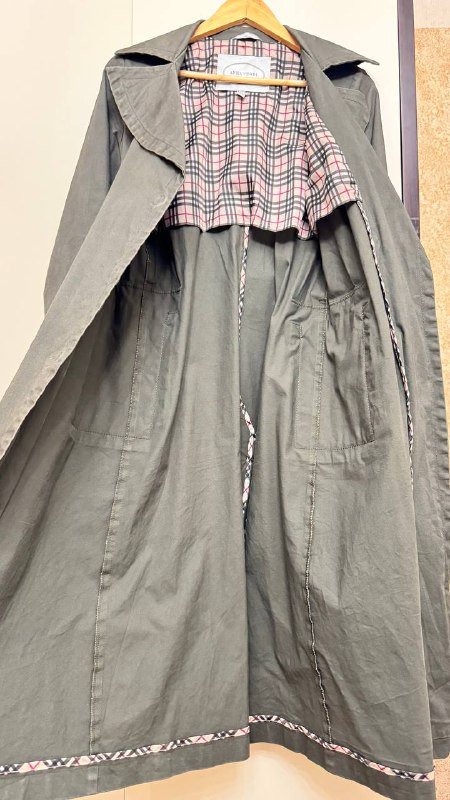 Стильный женский тренч ANNA VERDI, размер 42, салатовый 4