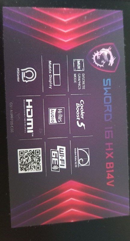 MSI Sword 16 HX игровой ноутбук 3