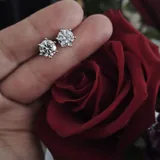 Серьги с бриллиантами 4