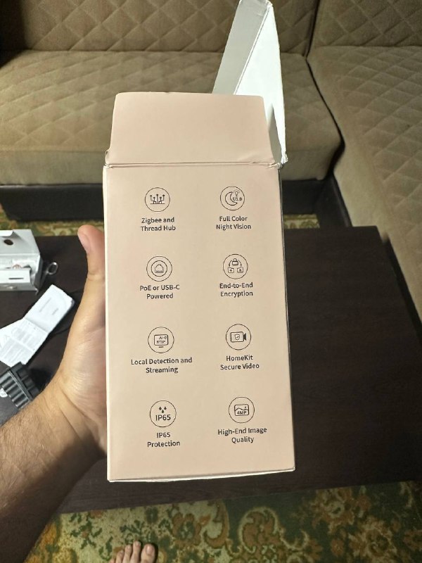 Умная камера наружного и внутреннего наблюдения Aqara Camera Hub g5 Pro PoE