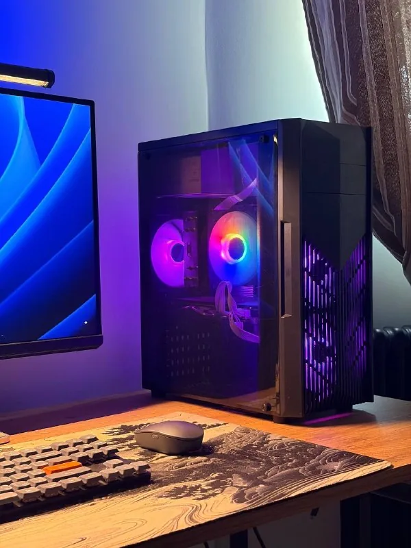 Игровой ПК Ryzen 5 5600, RX 5700 XT, 16GB, 1TB SSD 1