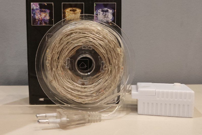 Гирлянда роза цветная 50м