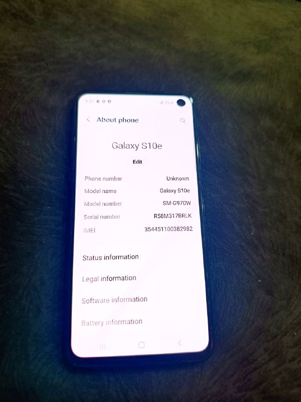 Samsung S10e на Snapdragon, 6/128