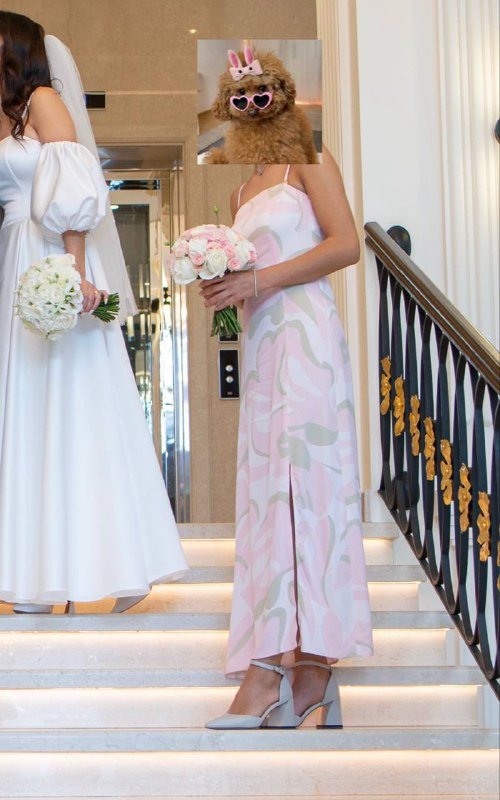 темно-синее шелковое платье, черно-розовое хлопковое платье, светлое нежно-розовое платье 5