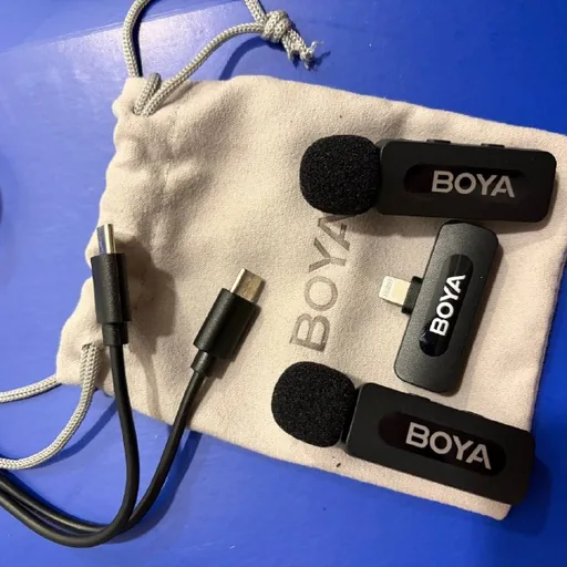 Boya lavalier microphones