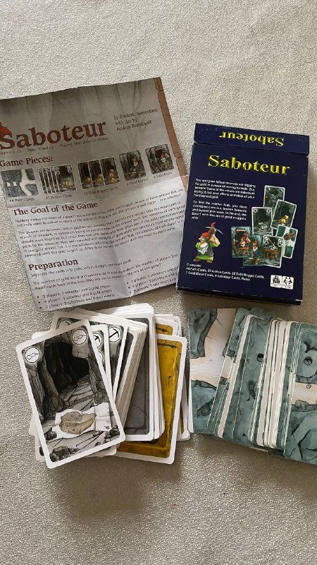 Настольная игра Саботер Saboteur 2