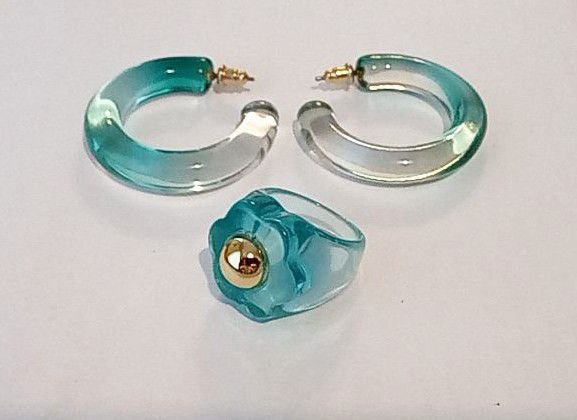 Серьги кольца, кольцо цветок, серьги с подвеской, клатч сумка 1