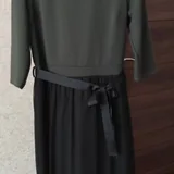 იტალიური ზეთისხილისფერი მიდი კაბა 1