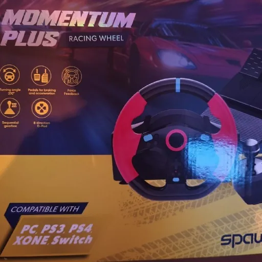 Игровой руль Momentum Plus для PC, PlayStation, XBOX