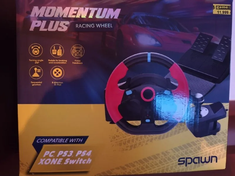 Игровой руль Momentum Plus для PC, PlayStation, XBOX 1