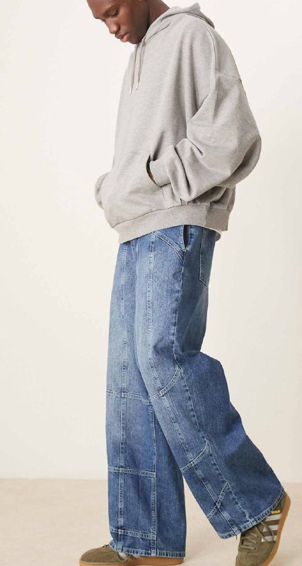 Худи ASOS Design, размер xs, сидит comme oversize 3