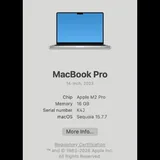 MacBook Pro 14" 2023 M2 Pro 16 ГБ 512 ГБ 2