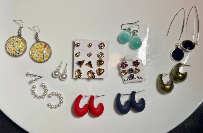 Серьги новые и б.у. разные пары