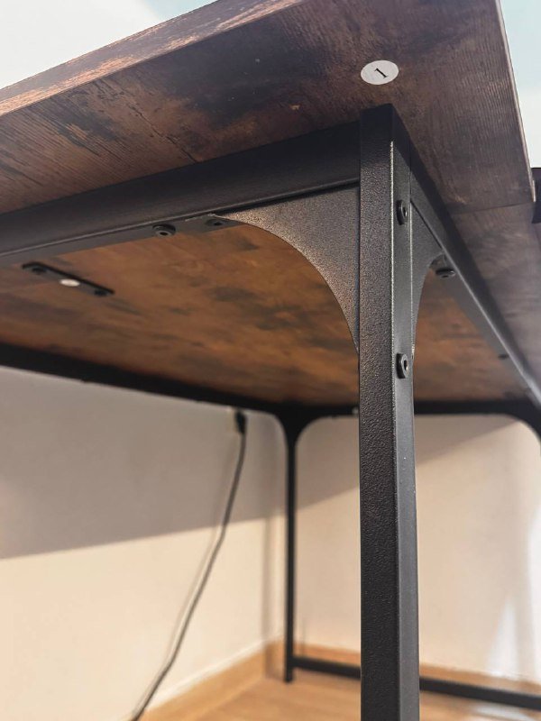 Стол 75 х 140 см инженерная доска темный орех 3