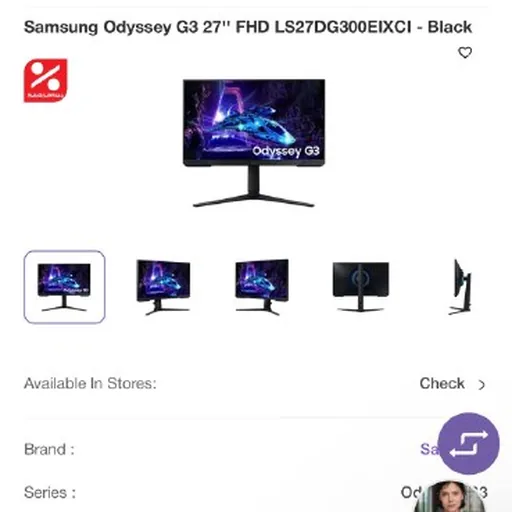 Мониторы Samsung Odyssey G3 27"