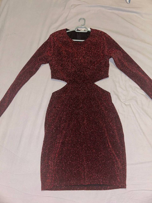 красное платье KOTON размер S/M