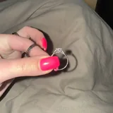 Серебряное кольцо с фианитом 2