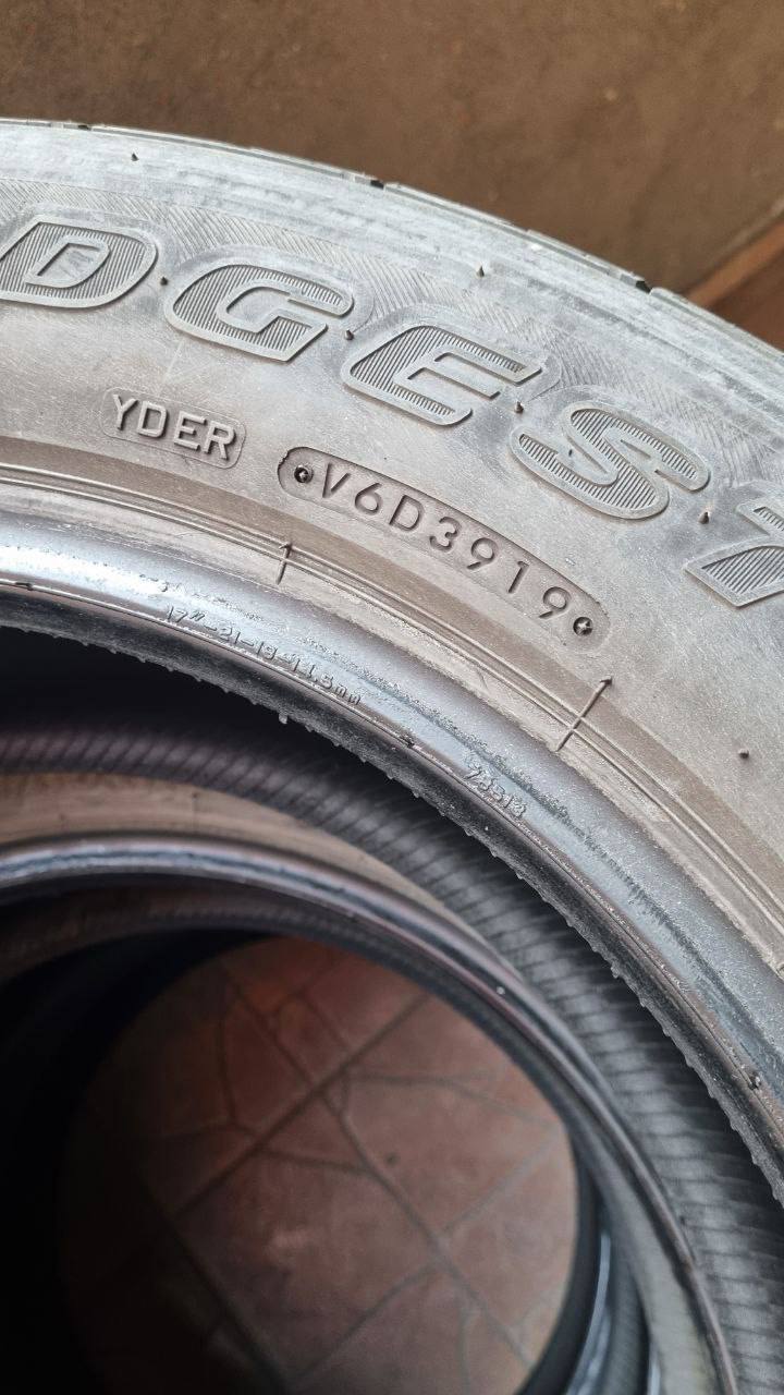 Летняя резина Dueler bridgestone 215/60 R17 96H H/T843 5