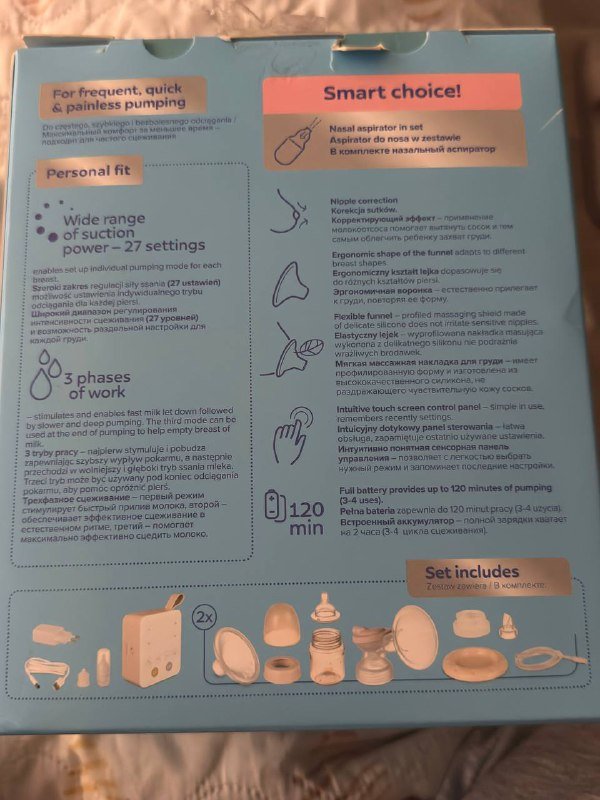 Электрический молокоотсос двойной Canpol babies 3