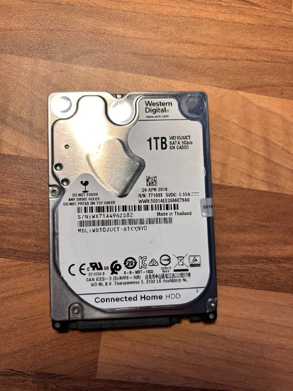 Жесткий диск WesternDigital 1Tb 1