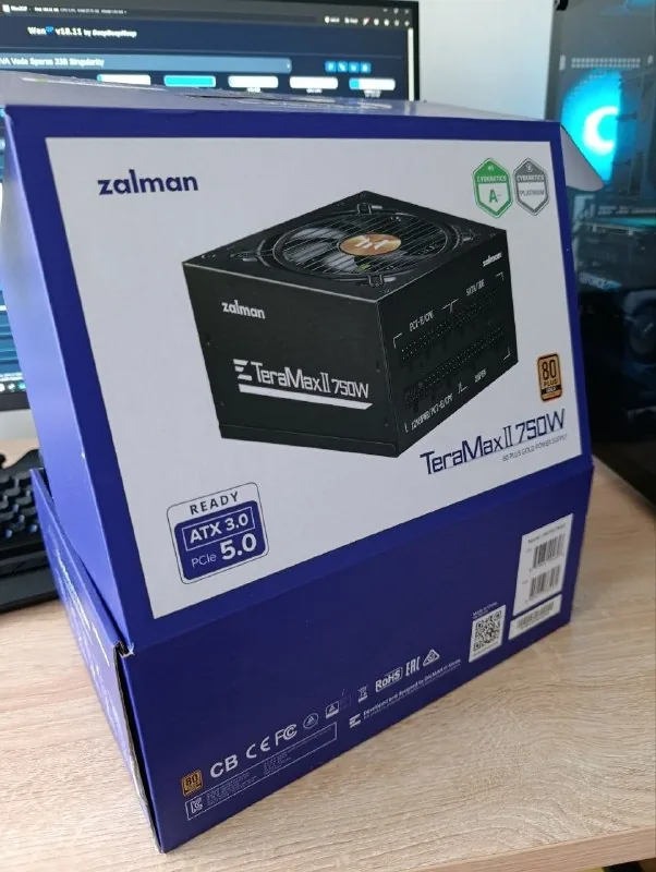 Корпус DeepCool, монитор 2E, колонки Edifier, блок питания Zalman 1