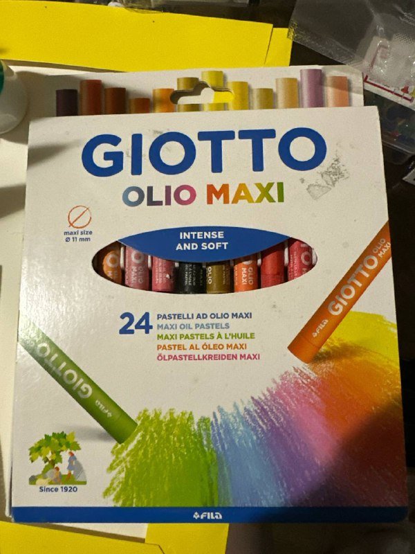Пастель масляная Giotto Olio Maxi 24 цвета