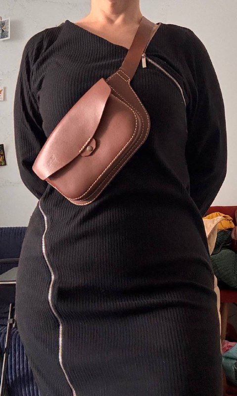 Поясная сумка IAMPOINT из натуральной кожи 2