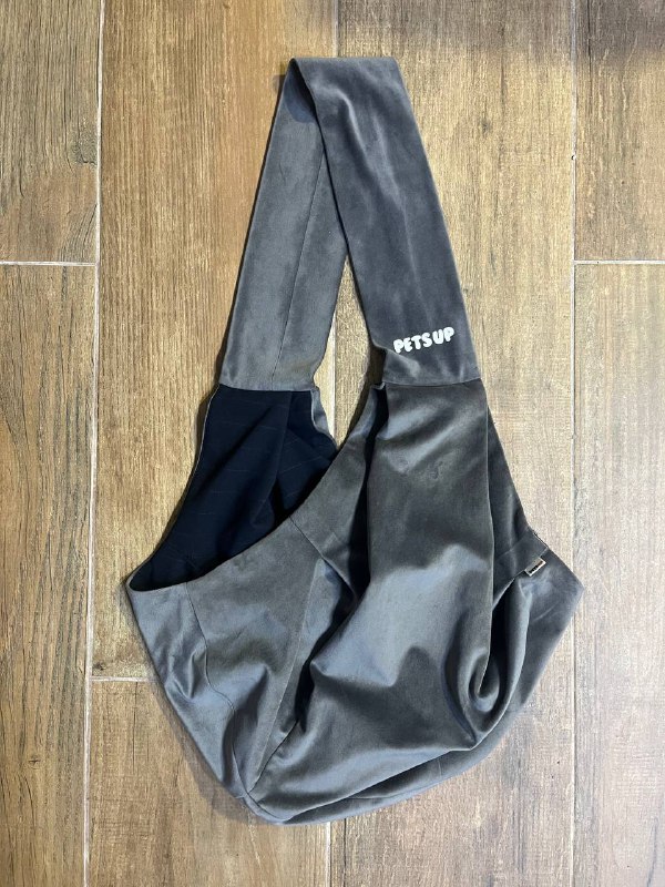 Переноска слинг черная для небольшой собаки или кота 2