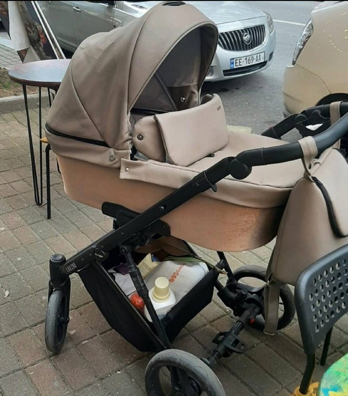 Коляска kunert lazzio 2 в 1 бежевого цвета 2